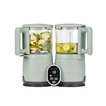Блендер-пароварка Babymoov Nutribaby Glass 2.0 селадон зелений (A001138)