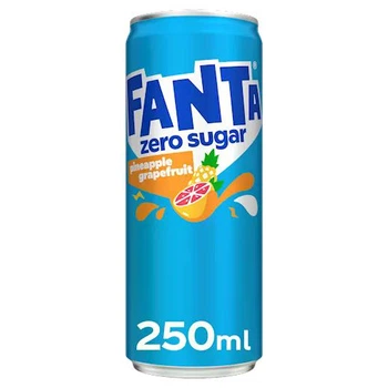 Напій Fanta NL Zero Sugar Pineapple Grapefruit STG 250 мл