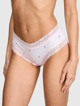Трусики бразилиана женские хлопковые Victoria's Secret 27221299 XS Белые (28656223451)