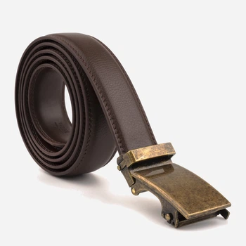 Ремень мужской из натуральной кожи Vintage leather-20309 115 см Коричневый