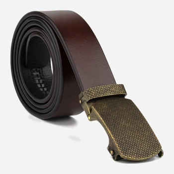 Ремінь чоловічий з натуральної шкіри Vintage leather-20273 115 см Коричневий 