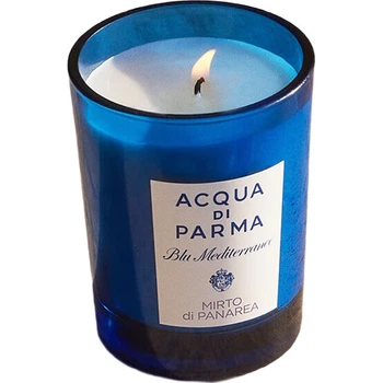 Ароматическая свеча ACQUA DI PARMA [Выбор Ван Анью] «Голубое Средиземноморье» (Калифорнийская корица), 200 г, подарок на день рождения для мужчин и женщин.