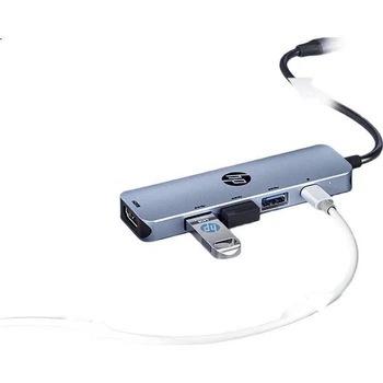 Док-станція розширення HP, швидка зарядка Type-C PD100W, розширення USB, дублювання екрана HDMI, 5-дюймова док-станція розширення Type-C, док-станція розширення MacBook, адаптер для комп'ютера Apple