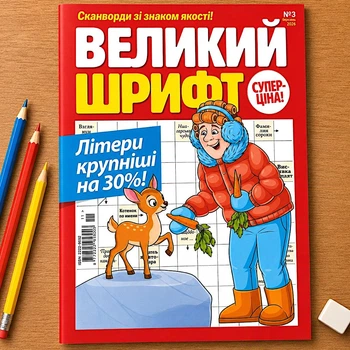 Кросворди Великий Шрифт рос. мовою №3/2026