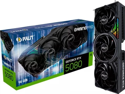 Видеокарта Palit GeForce RTX5080 GamingPro 16GB Vapour Chamber