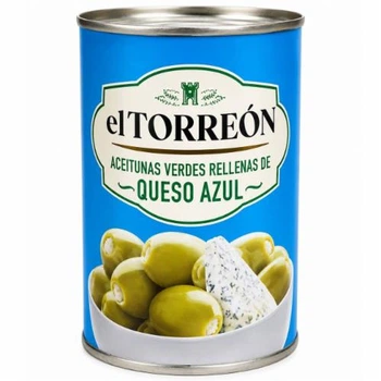 Оливки зелені el TORREON Queso Azul (зі сиром) - 300 g