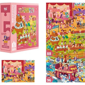 Пазл TOI Advanced Early Education, бумажный, для детей 3-6 лет