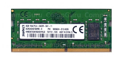 Оперативная память для ноутбука Kingston DDR4 8GB 2400MHz SO-DIMM PC4-2400R (ACR24D4S7S8MB-8)