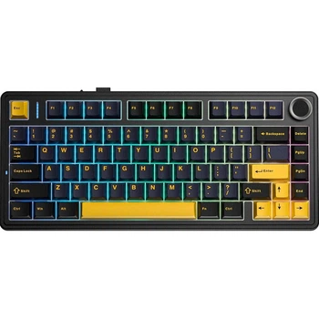 Механическая клавиатура AULA AU75 Black RGB Беспроводная Hot-Swap