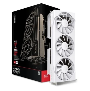 Видеокарта Radeon RX 9070, XFX, Swift OC Gaming Edition (White), 16Gb GDDR6 (RX-97SWFB3W9)