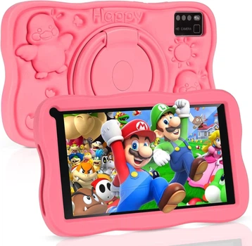 Дитячий планшет 7" SUMTAB K708 3/64Gb 4 ядра Android 13 Рожевий (102176041)
