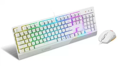 Комплект MSI GK30 COMBO, White, VIGOR GK30 + CLUTCH GM11