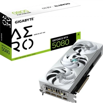 Видеокарта GeForce RTX 5080, Gigabyte, AERO OC SFF, 16Gb GDDR7 (GV-N5080AERO OC-16GD)