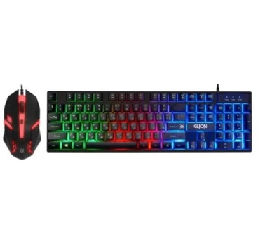 Комплект Defender Glion C-123UA, Black, USB, игровой, клавиатура + мышь (45122)