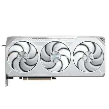 Відеокарта Radeon RX 9070 XT, Gigabyte, GAMING OC ICE (White Edition), 16Gb GDDR6, 256-bit, 2xHDMI/2xDP, 3060/20000 MHz, 3x8-pin (GV-R907XGAMINGOCICE-16GD)