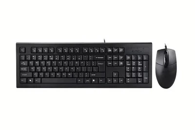 Комплект A4Tech KR-8572S, Black, проводной, USB