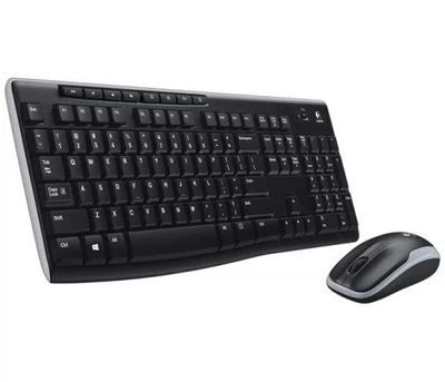 Комплект беспроводной Logitech MK270 Combo, Black, клавиатура + мышь (920-004518)