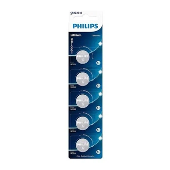 Батарейки Philips CR2025 3V, 5 шт у блістері