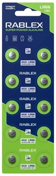 Батарейка Rablex AG4 (LR626) 1 шт