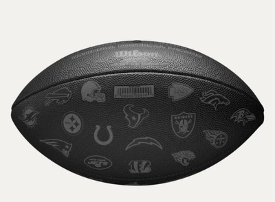 М'яч для американського футболу Wilson NFL 32 TEAM FOOTBALL BLACK OF