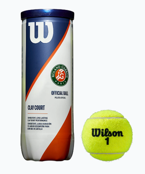 Мячи для тенниса Wilson жёлтые для игры на грунте 3 шт теннисные мячи для мужчин и женщин