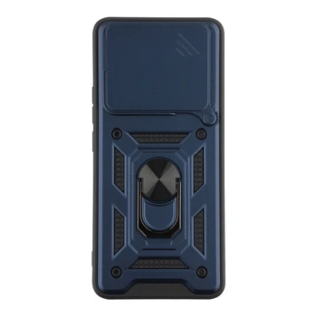 Чохол накладка Guard Shield Armor з кільцем для Xiaomi Redmi Note 15 4G / Redmi Note 15 5G Dark Blue
