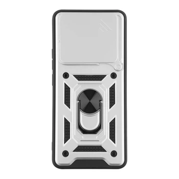 Чохол накладка Guard Shield Armor з кільцем для Xiaomi Redmi Note 15 Pro 4G Silver
