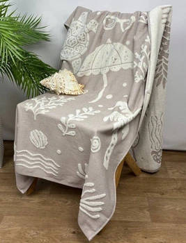 Полотенце пляжное пэштемаль Pupilla 90х180 Marin Yesil