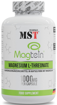 Магній Л-Треонат MST Magtein magnesium l-threonate 1000 mg 120 капсул