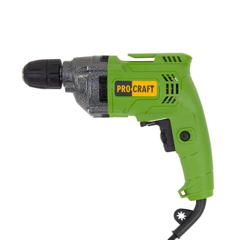 Дриль безударний Procraft PS800PRO, 450 Вт, самозатискний патрон 10 мм, 0–1150 об/хв