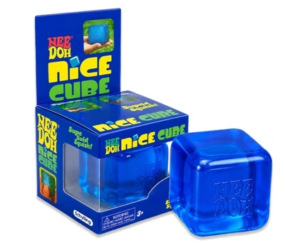 Антистрес іграшка куб Nee Doh Nice Cube Pepsi 5,5 см — надміцний сквіш куб Super Solid Squish, сенсорна іграшка антистрес для дітей і доросли (COPY)
