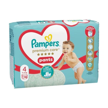 Підгузки-трусики памперси Pampers Premium Care Pants Розмір 4 (9-15 кг) 38 шт