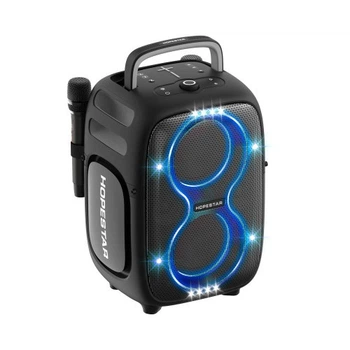 Колонка Bluetooth HOPESTAR PARTYONE CLUB with 2pcs UHF microphone 650W Black