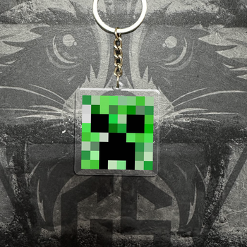Брелок из Акрила Minecraft Крипер
