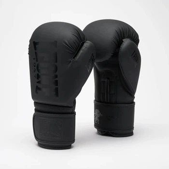 Боксерские перчатки LEONE 1947 Tone X GN058 16 унций натуральная кожа черные