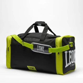Спортивная сумка LEONE AC956 Color Block 45л полиэстер черная 60x32 см