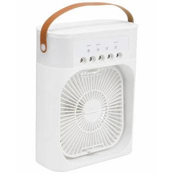Портативный вентилятор, кондиционер с водяным охлаждением Air Cooler Fan 4 в 1 (580 AC) Белый