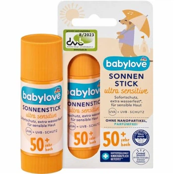Сонцезахист Babylove Sonnenstick Gesicht ultra sensitive, LSF 50+ - 20 g