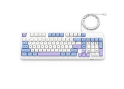 Комплект проводной MageGee GK980 USB White/Blue