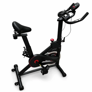 Велотренажер механический домашний Spin Bike с LCD-дисплеем Черный