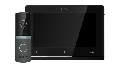 Комплект видеодомофона ARNY AVD-7123 Black \ Graphite