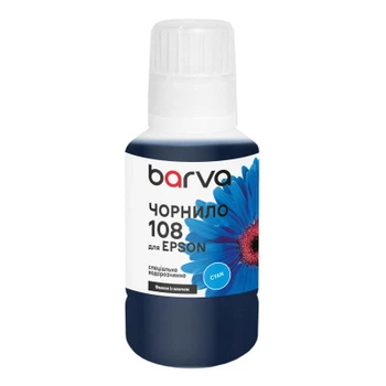 Чернила Barva Epson 108 140 мл, cyan, special, OneKey