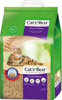 Наповнювач для котячого туалету Cat's Best Smart Pellets деревний 20л/10кг
