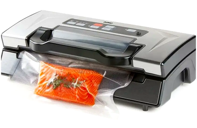Вакуумный пакувальник 20 л/мин 0,9 бар для продуктов 2 рулона пленки Domo