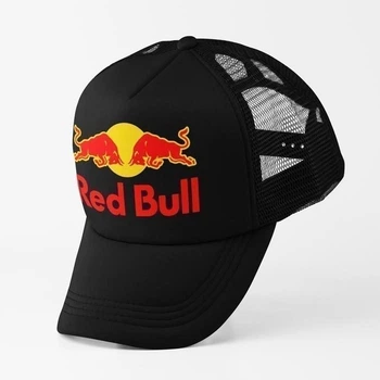Кепка Amalfi Red Bull з сіткою Чорна