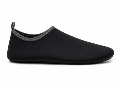 Обувь для пляжа и кораллов аквашузы Diving shoes черные плоская подошва 36-37 ( 22 см ) 258