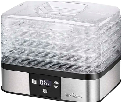 Сушка для овощей и фруктов 4 секции 350 Вт для дома Profi Cook