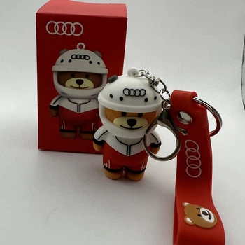 Брелок Мишка пилот медведь АУДИ AUDI