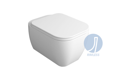 Унітаз підвісний Henges з кришкою soft-close HE18-F85-HE004 Glossy white SIMAS