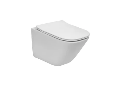 Унітаз підвісний Gap Rimless Compacto з кришкою Slim soft-close A34H473000 Roca